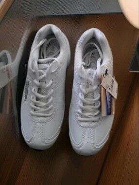 Catapult Womens White  Lace-Up Athletic Sneakers Size 6